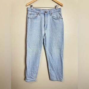 Vintage Levi's Size 34 Men's Light Blue Straight Jeans